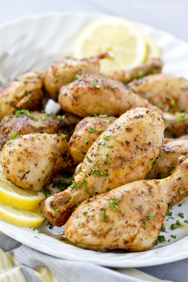 Baked Lemon Garlic Chicken
 Lemon Garlic Roasted Chicken Drumsticks