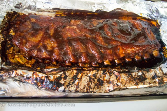Baked Pork Ribs
 oven baked ribs in foil