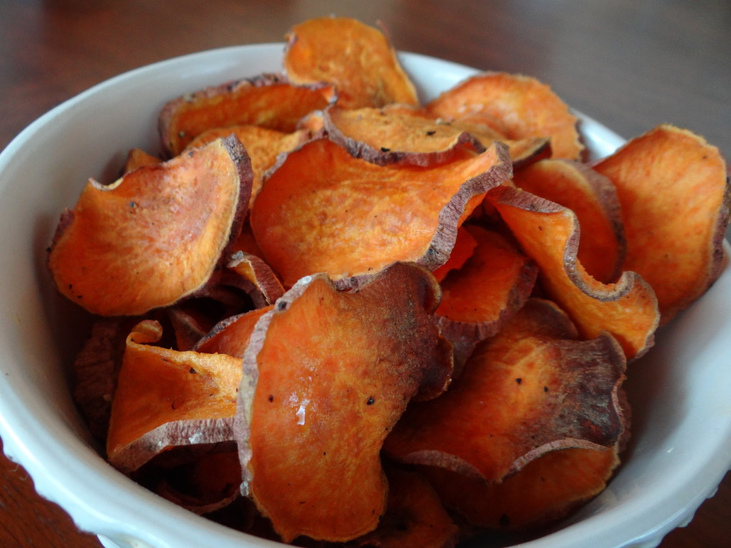 Baked Sweet Potato Chips
 Baked Sweet Potato Chips