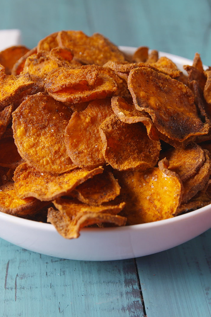 Baked Sweet Potato Chips
 Best Baked Sweet Potato Chips Recipe How to Make Sweet