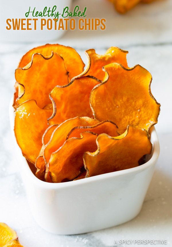 Baked Sweet Potato Chips
 Baked Sweet Potato Chips Recipe