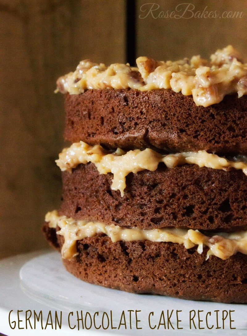 Baker'S German Chocolate Cake Recipe
 German Chocolate Cake Rose Bakes