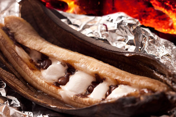 Banana Boat Dessert
 Campfire Banana Boat Recipe Chowhound