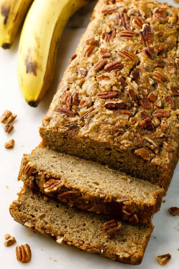 Banana Bread Recipe With Applesauce
 Healthy Dairy Free Banana Bread with Applesauce Recipe