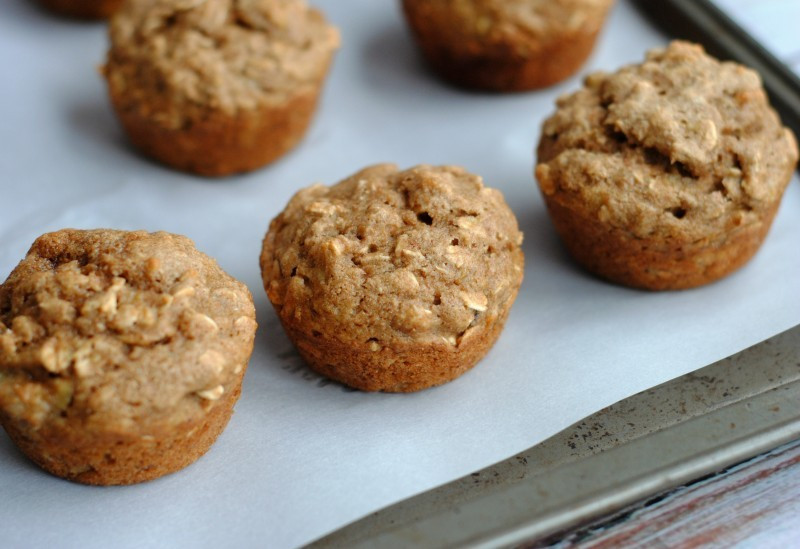 Banana Muffins With Applesauce
 Oatmeal Banana Applesauce Muffins