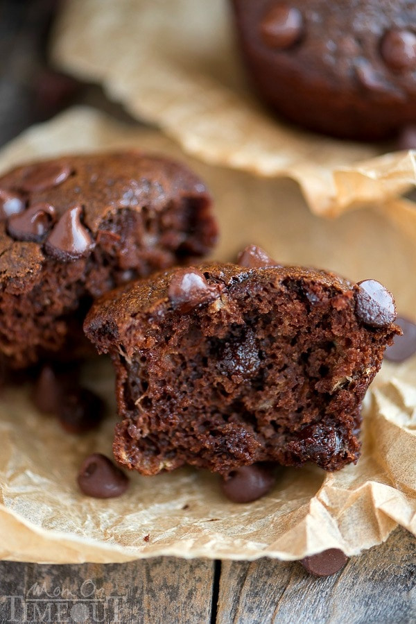 Banana Muffins With Applesauce
 Double Chocolate Banana Applesauce Muffins Mom Timeout