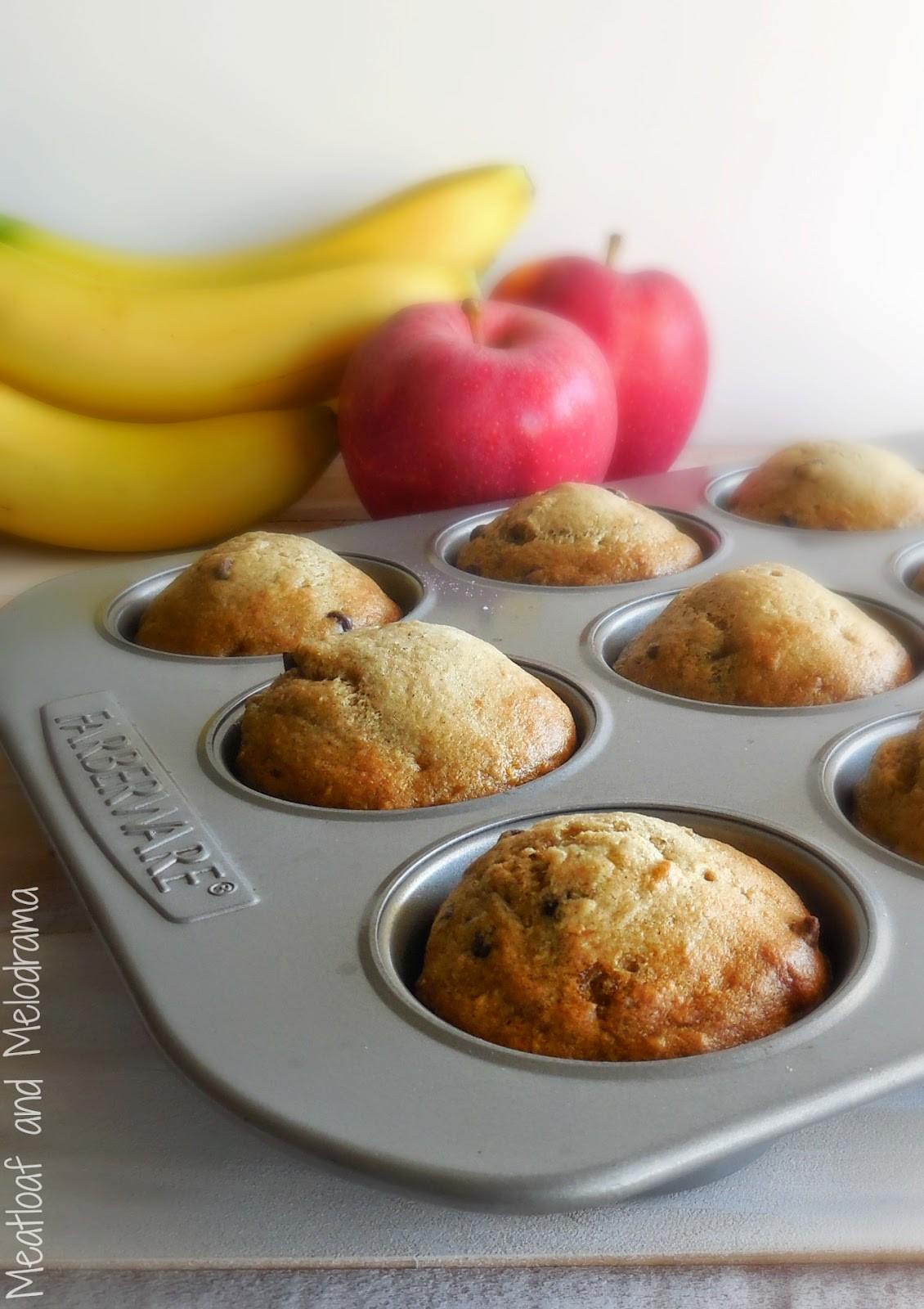 Banana Muffins With Applesauce
 Banana Applesauce Muffins Meatloaf and Melodrama