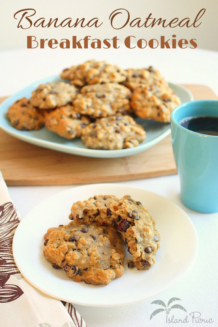 Banana Oatmeal Breakfast Cookies
 Banana Oatmeal Breakfast Cookies — Healthy & Vegan