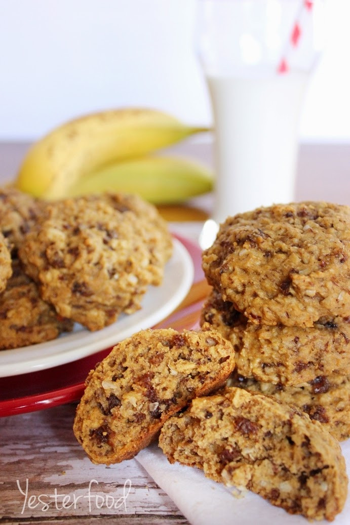 Banana Oatmeal Breakfast Cookies
 Yesterfood Banana Oatmeal Breakfast Cookies