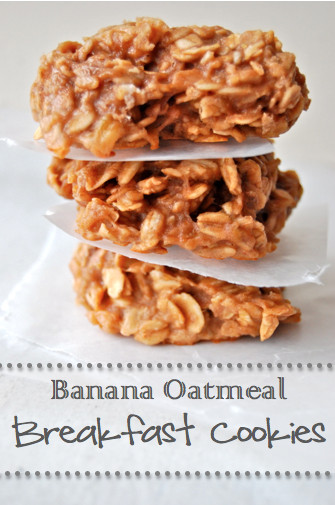 Banana Oatmeal Breakfast Cookies
 The Buttercream Banana Oatmeal Breakfast Cookies