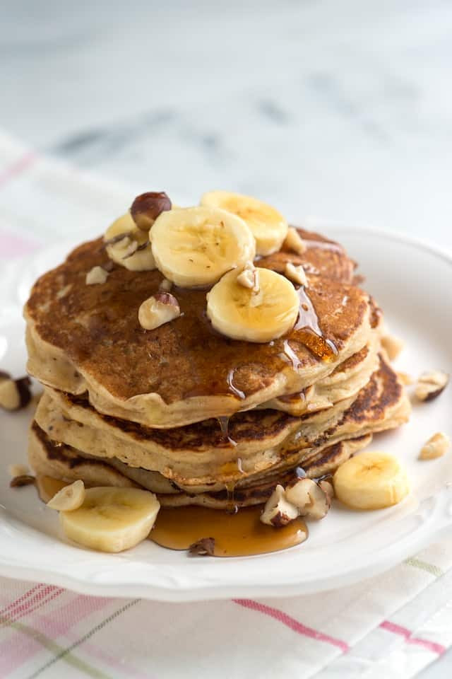 Banana Pancakes Recipe
 Spiced Buttermilk Banana Pancakes Recipe