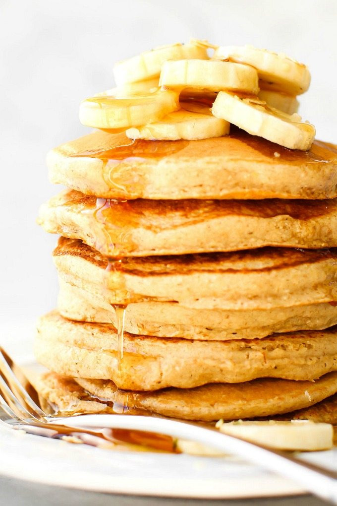 Banana Pancakes Recipe
 Fluffy Flourless Banana Smoothie Pancakes Vegan Gluten