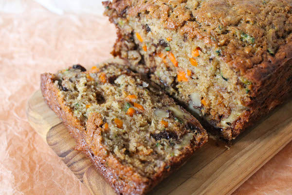 Banana Zucchini Bread
 Zucchini Carrot Banana Bread Confessions of a Chocoholic