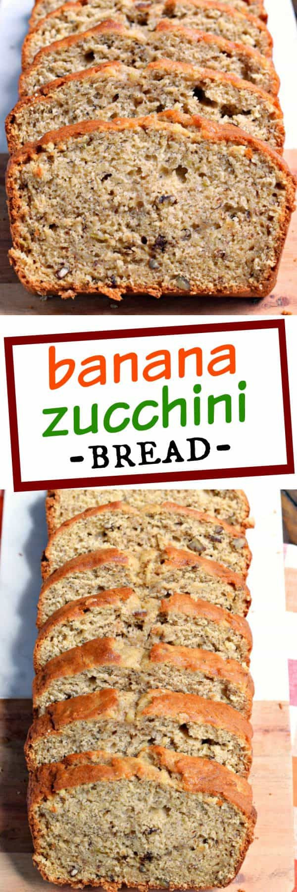 Banana Zucchini Bread
 Banana Zucchini Bread Shugary Sweets