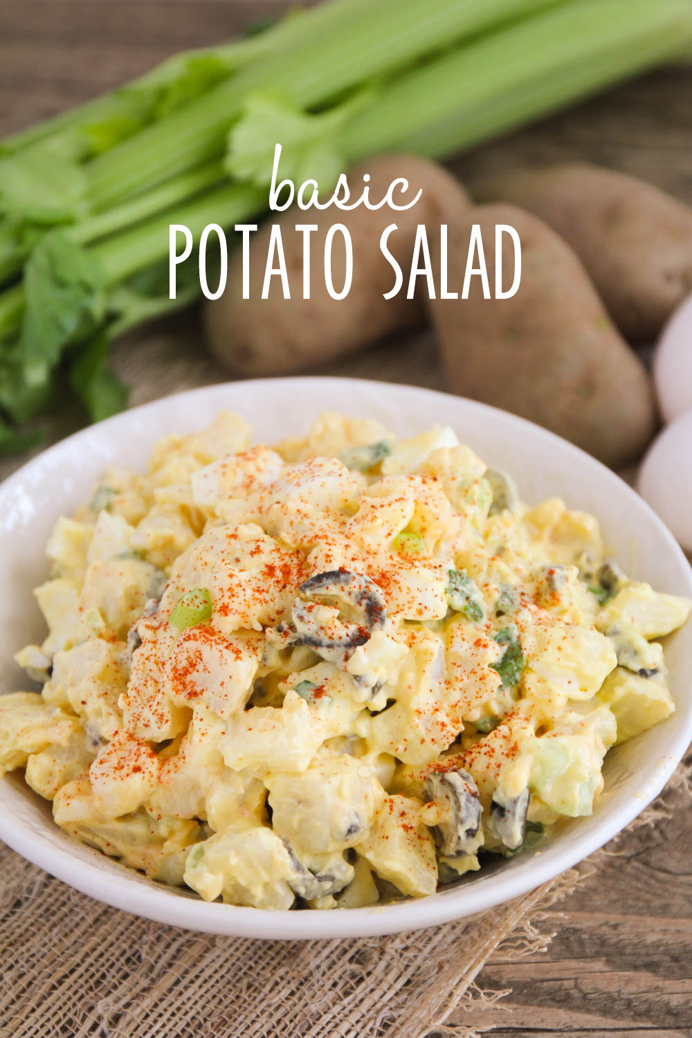 Basic Potato Salad
 The Baker Upstairs Basic Potato Salad