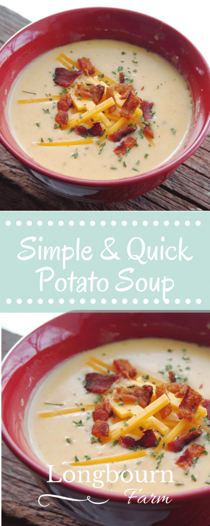 Basic Potato Soup Recipe
 Simple and Quick Potato Soup