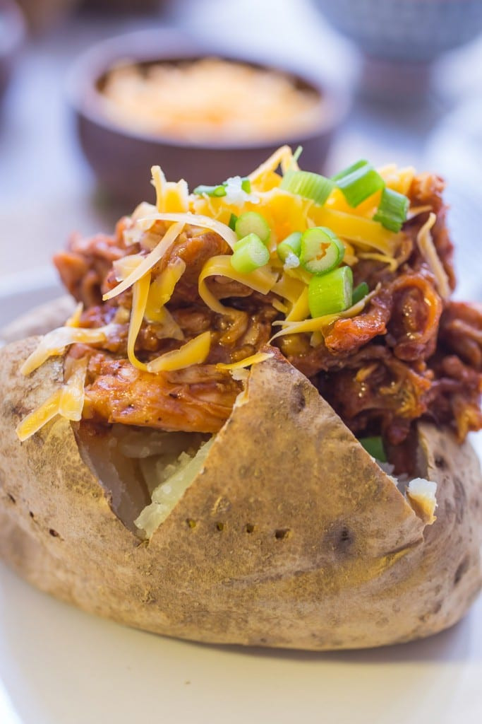 Bbq Baked Potato
 Barbecue Chicken Stuffed Baked Potato