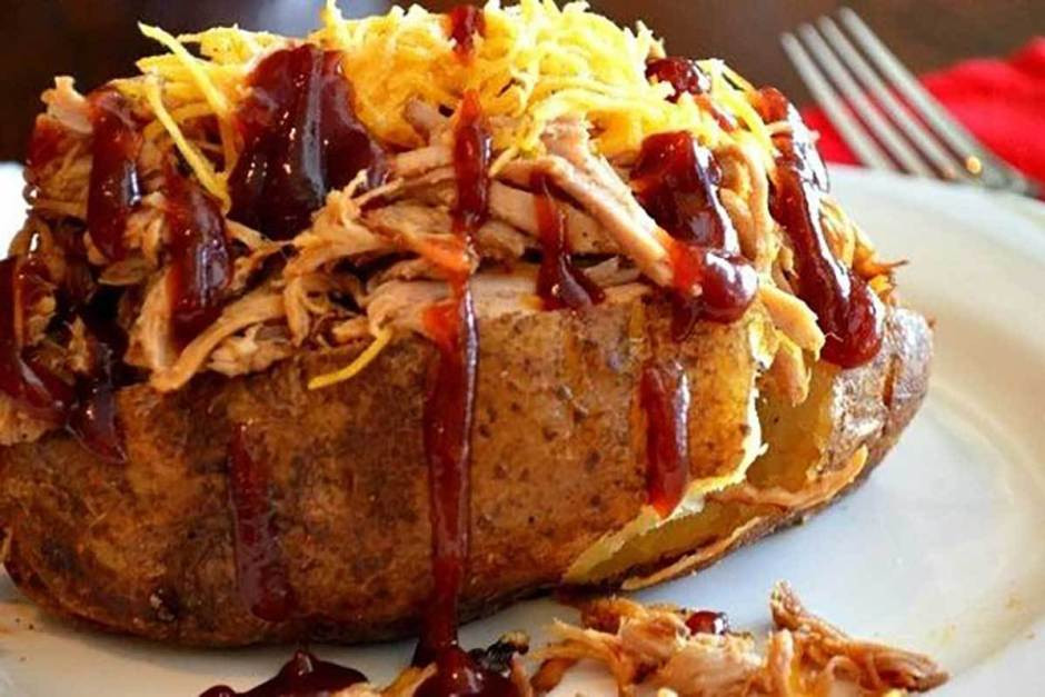 Bbq Baked Potato
 The Flying Pig – BBQ Restaurant