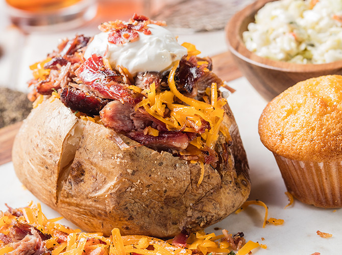 Bbq Baked Potato
 Menu