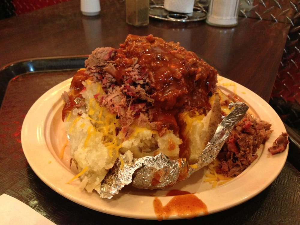 Bbq Baked Potato
 Barbecue baked potato My fave