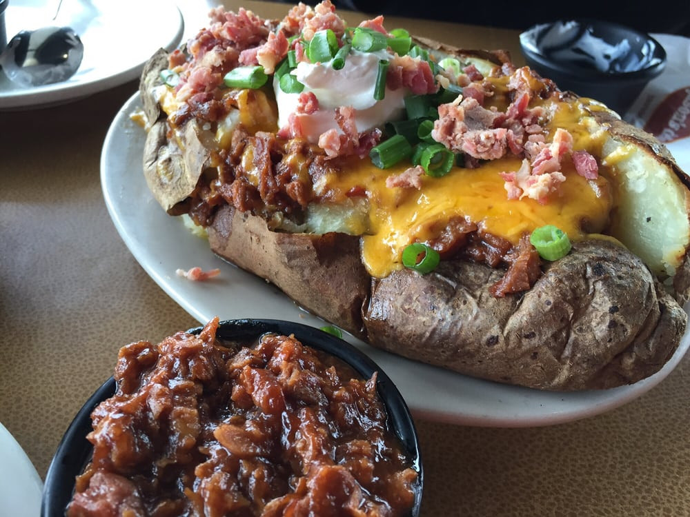 Bbq Baked Potato
 Double meat BBQ baked potato Yelp