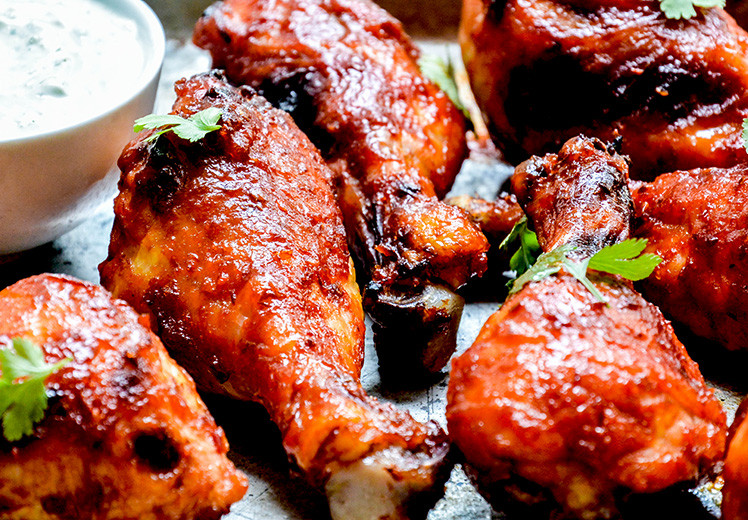 Bbq Chicken Legs
 Baked Watermelon Barbecue Chicken Drumsticks