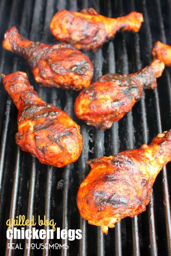 Bbq Chicken Legs
 Grilled BBQ Chicken Legs ⋆ Real Housemoms