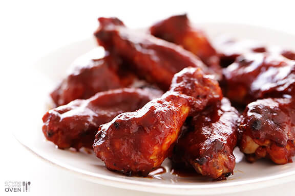 Bbq Chicken Wings
 Skinny BBQ Baked Chicken Wings