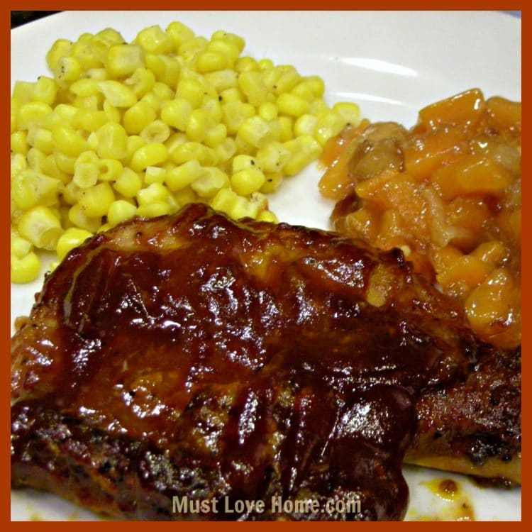 Bbq Pork Chops Oven
 Oven BBQ Pork Chops • Must Love Home