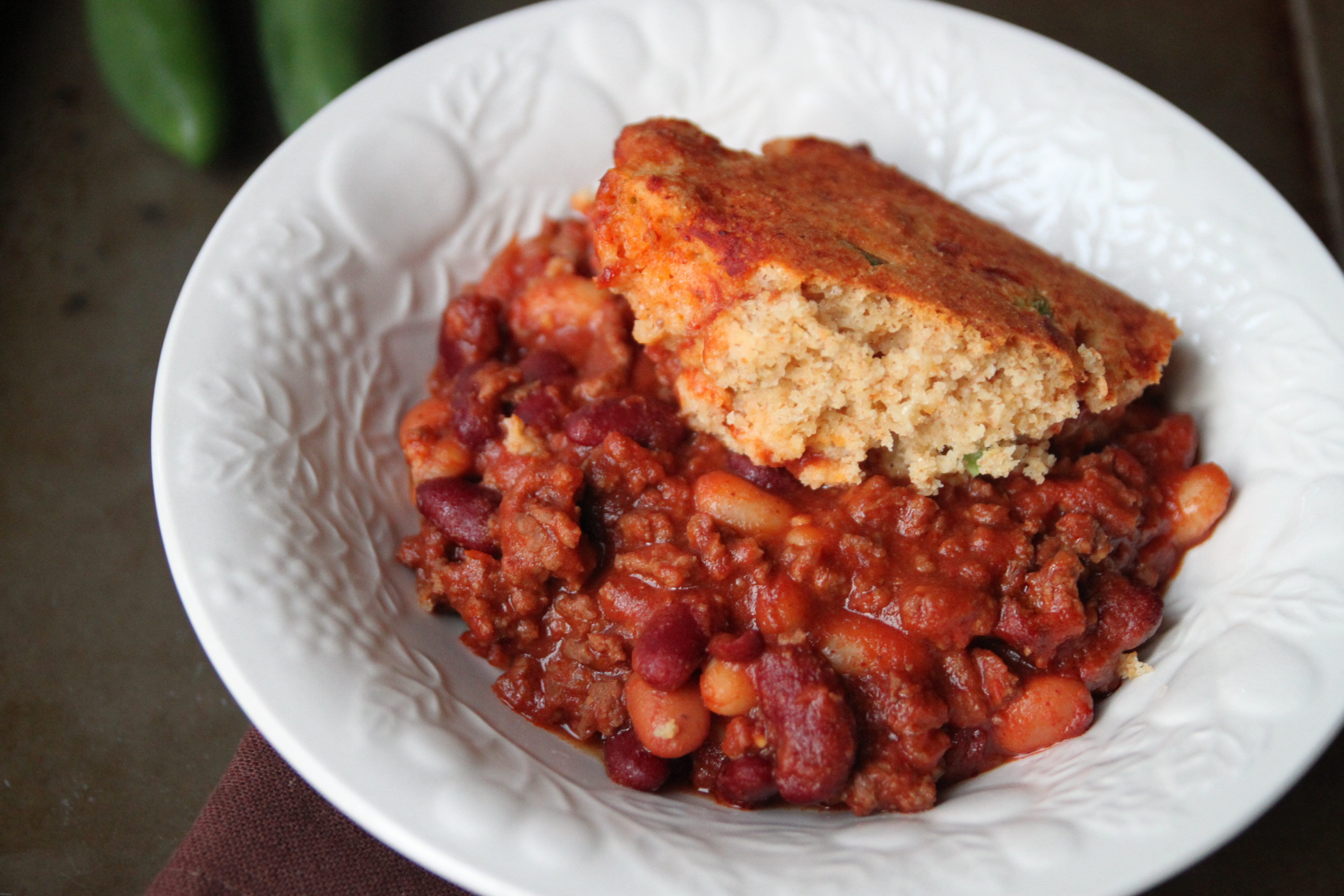 Beans And Cornbread
 Chili Beans and Cornbread Casserole – Bran Appetit