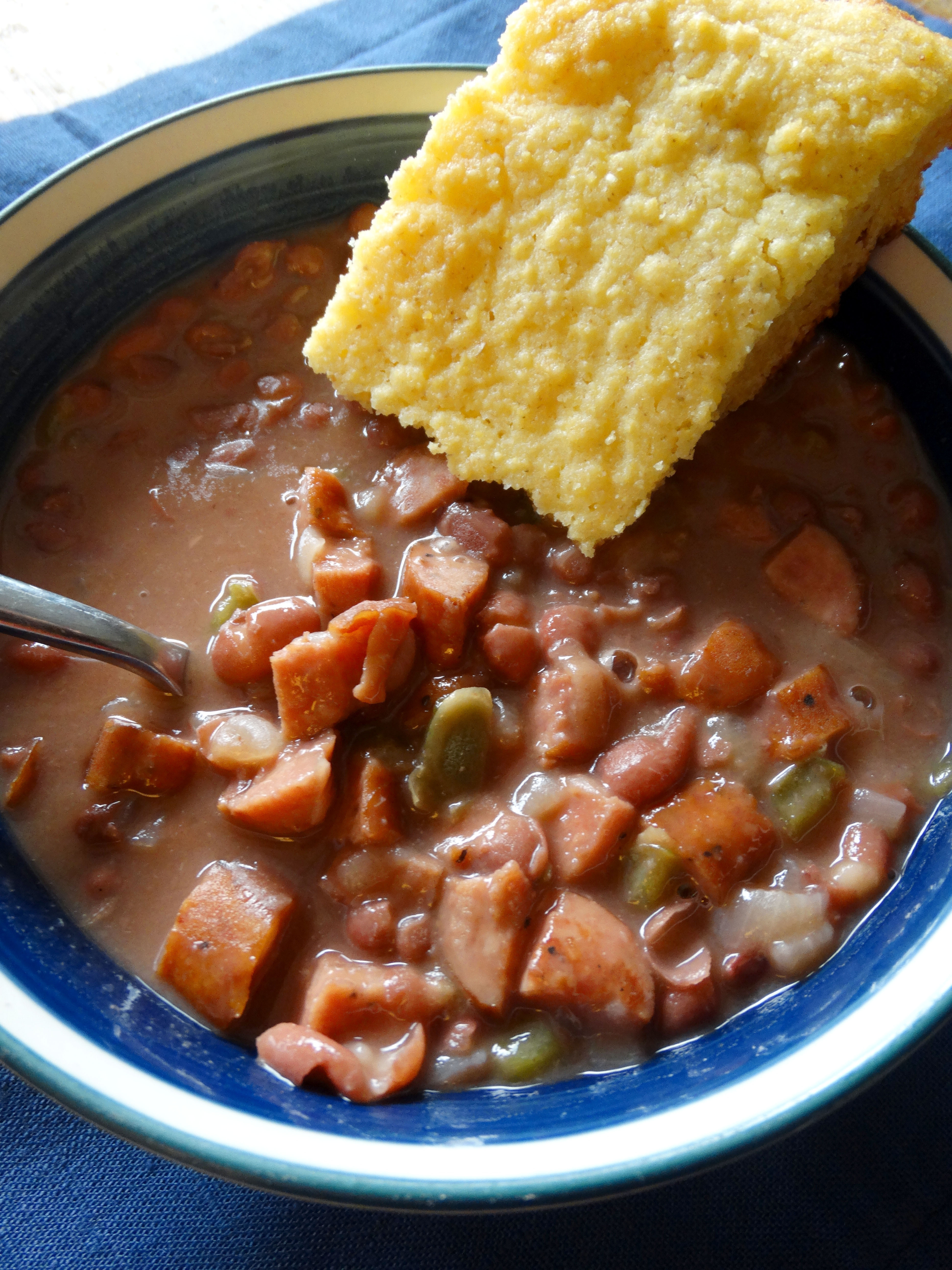 Beans And Cornbread
 fort in the bowl Gene’s red beans and Homestead
