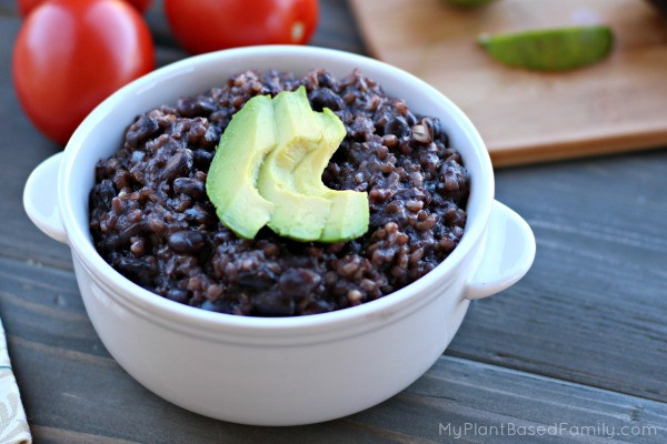 Beans And Rice Instant Pot
 Instant Pot Black Beans and Rice My Plant Based Family