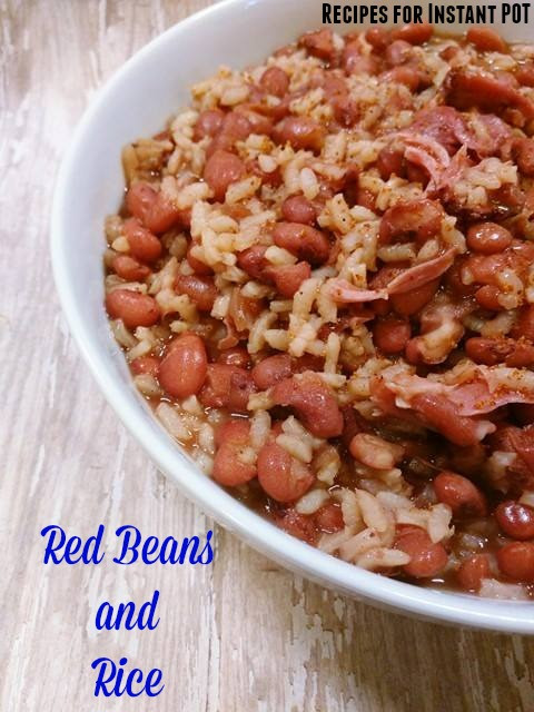 Beans And Rice Instant Pot
 Red Beans and Rice in the Instant Pot Recipes for