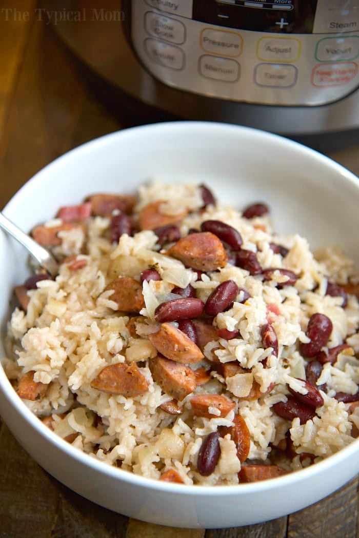 Beans And Rice Instant Pot
 Instant Pot Red Beans and Rice · The Typical Mom