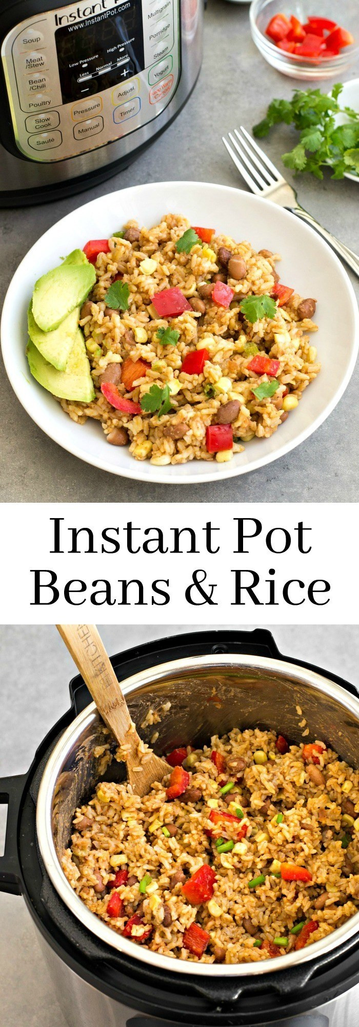 Beans And Rice Instant Pot
 Instant Pot Beans and Rice Real Food Real Deals