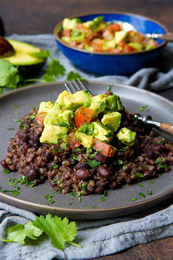Beans And Rice Instant Pot
 Instant Pot Black Beans and Rice with Fresh Avocado Salsa