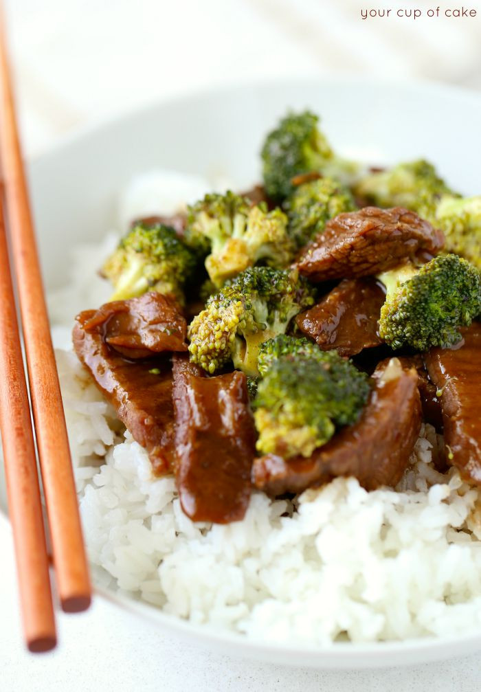 Beef And Broccoli Slow Cooker
 Slow Cooker Beef and Broccoli Your Cup of Cake