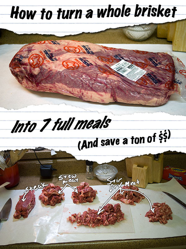 Beef Brisket Price
 How To Turn a Whole Beef Brisket into 7 full meals and