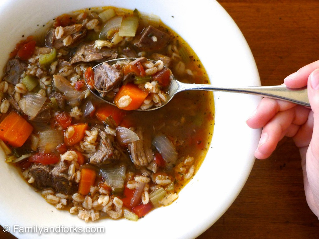 Beef Shank Soup
 Ve able Beef Shank Soup with Farro for Saturday