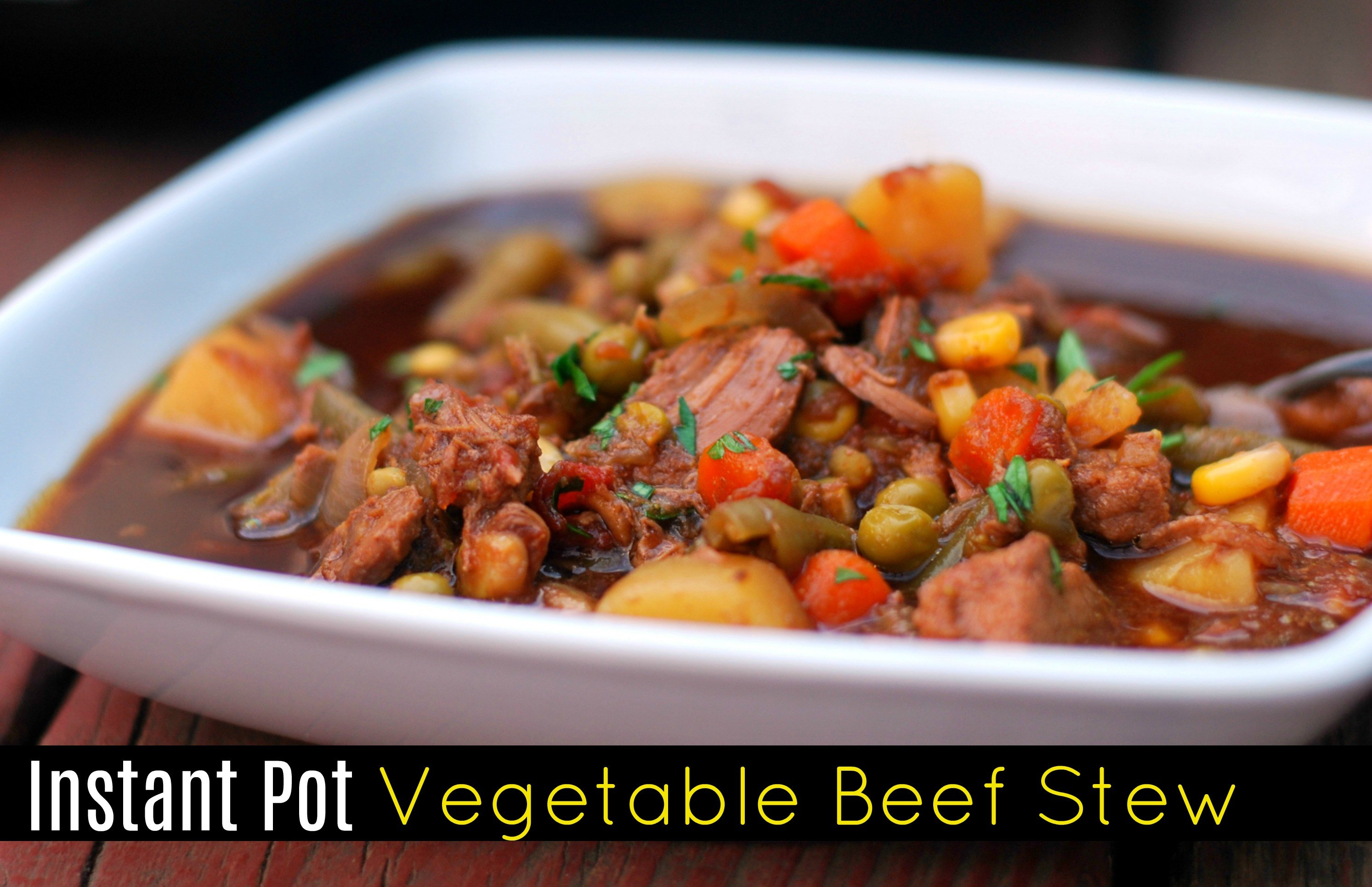 Beef Stew Instant Pot Recipe
 Instant Pot Ve able Beef Stew Aunt Bee s Recipes