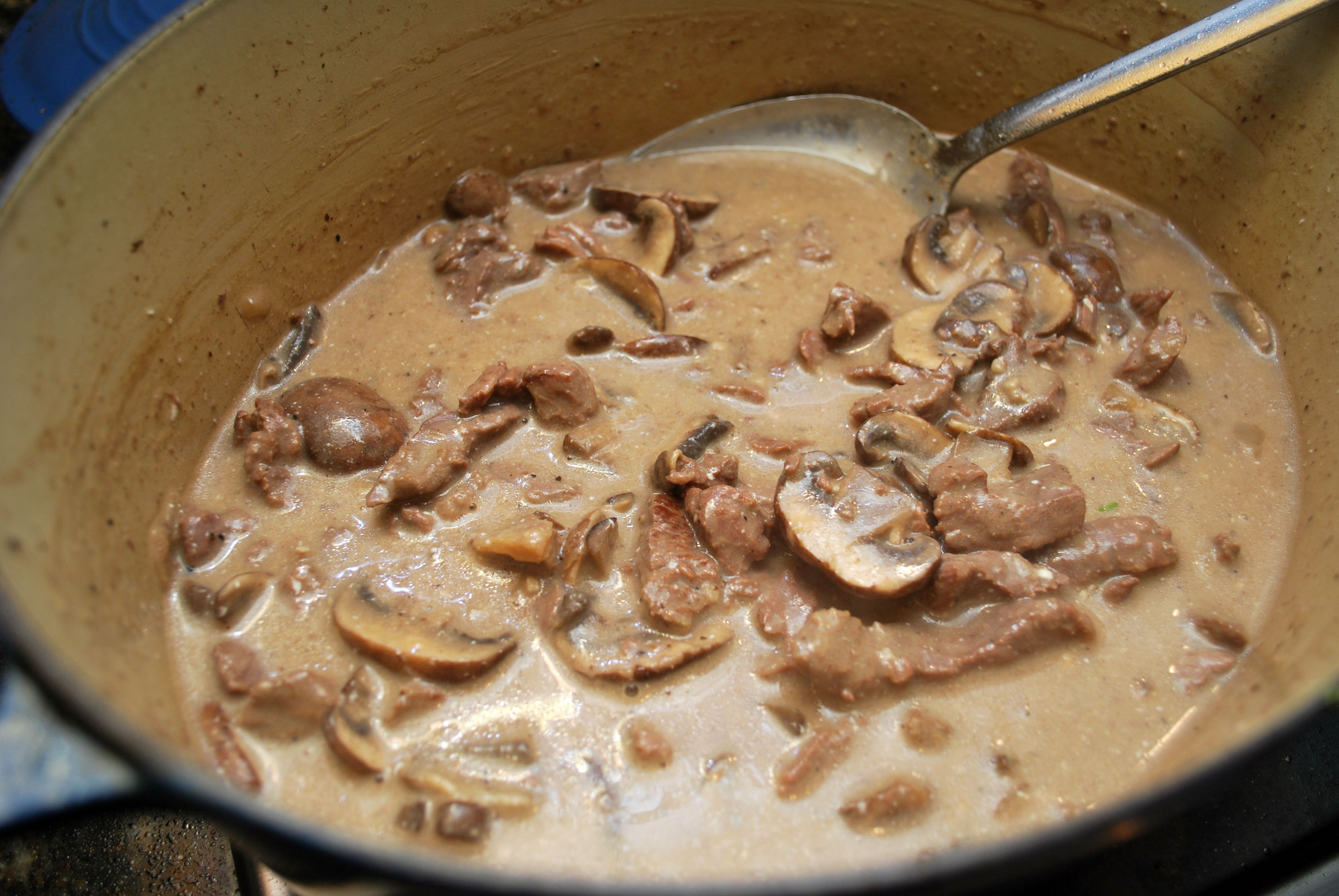 Beef Stroganoff With Cream Cheese
 beef stroganoff with sour cream and cream cheese