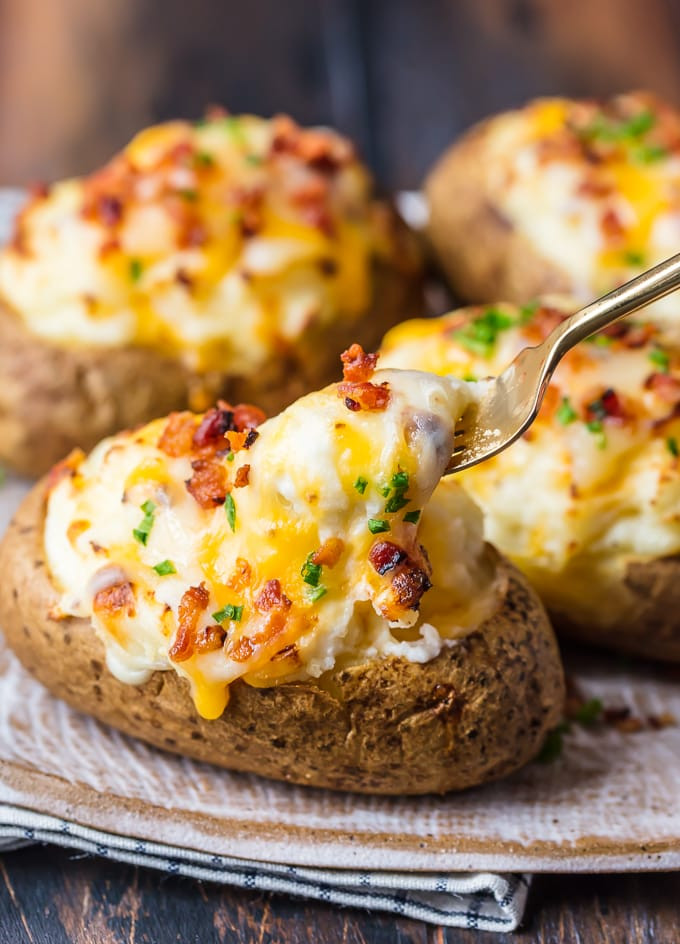 Best Baked Potato
 BEST Twice Baked Potatoes Recipe TheDirtyGyro