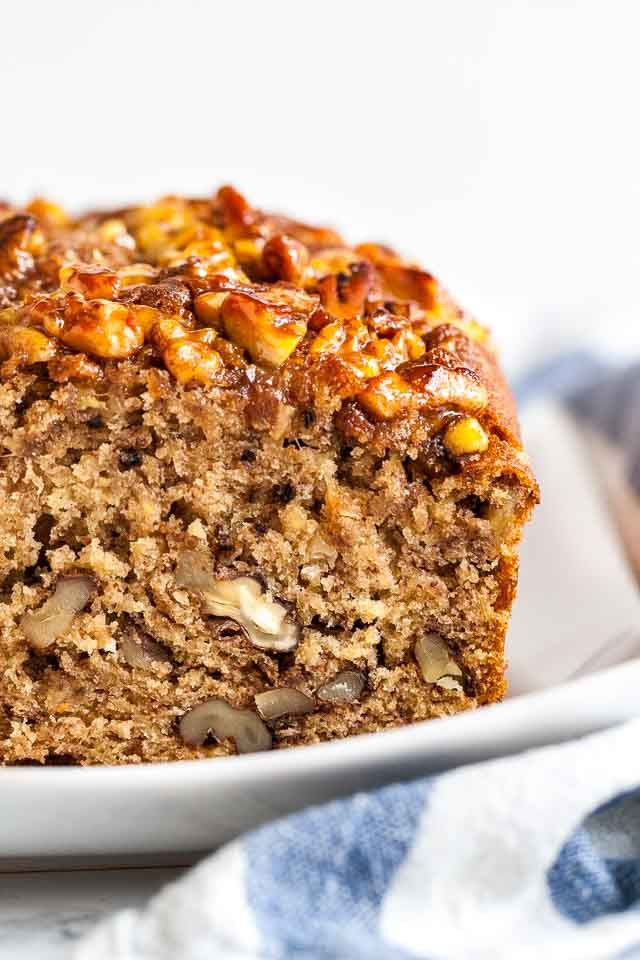 Best Banana Nut Bread
 Best Banana Nut Bread Recipe with Caramelized Nut Topping