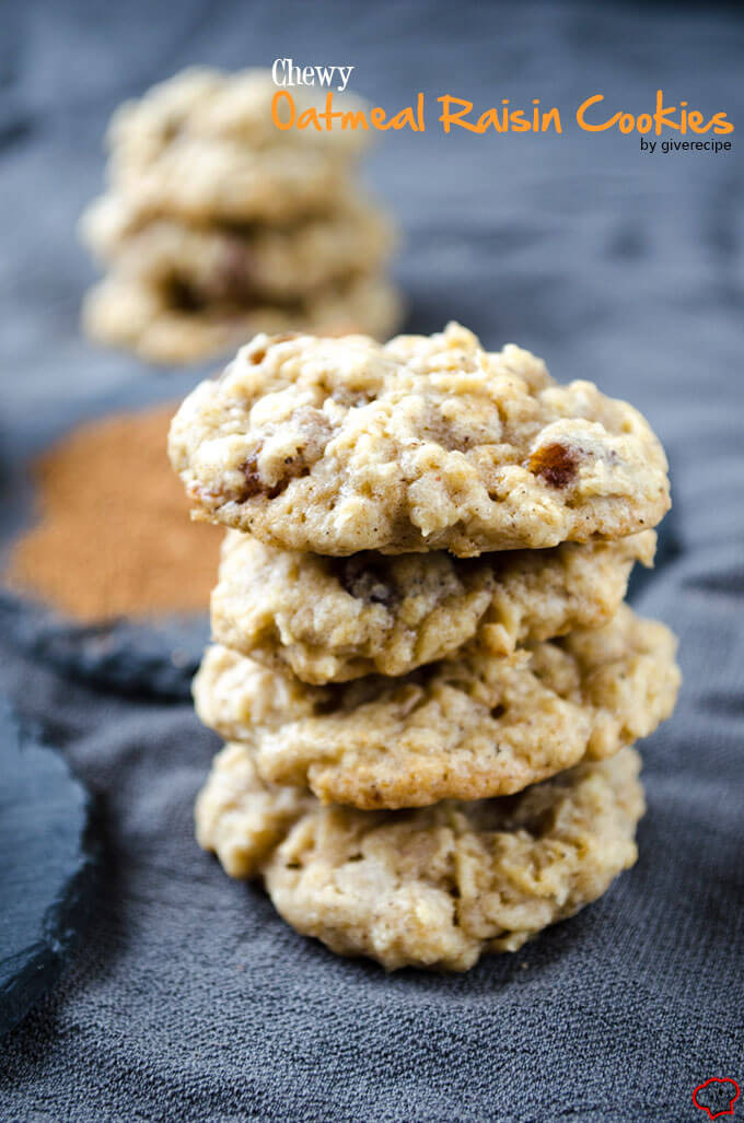 Best Chewy Oatmeal Cookies
 Chewy Oatmeal Raisin Cookies Recipe — Dishmaps