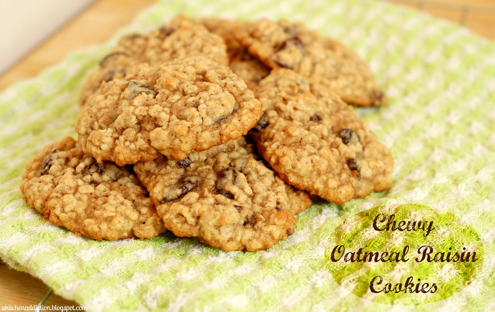 Best Chewy Oatmeal Cookies
 Chewy Oatmeal Raisin Cookies A Kitchen Addiction