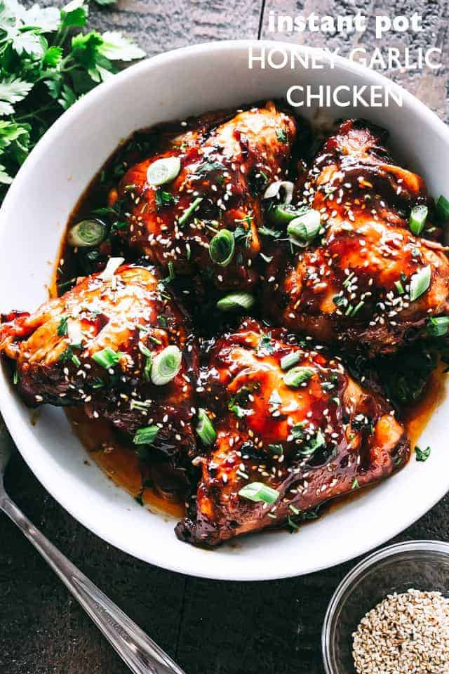 Best Instant Pot Chicken Recipes
 Instant Pot Honey Garlic Chicken Thighs Recipe