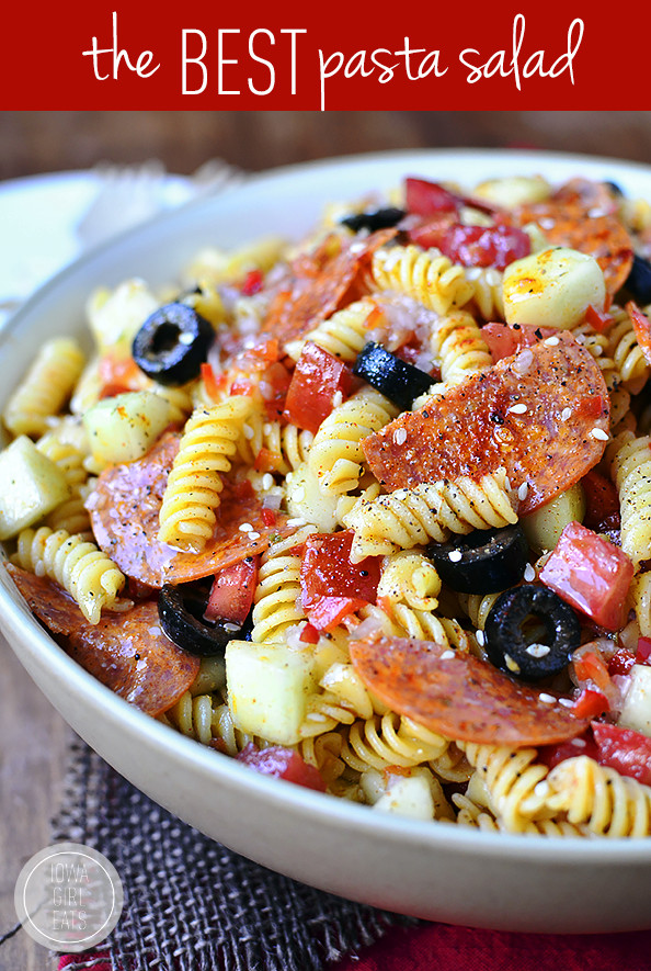 Best Italian Pasta Recipes
 The BEST Pasta Salad Video Iowa Girl Eats