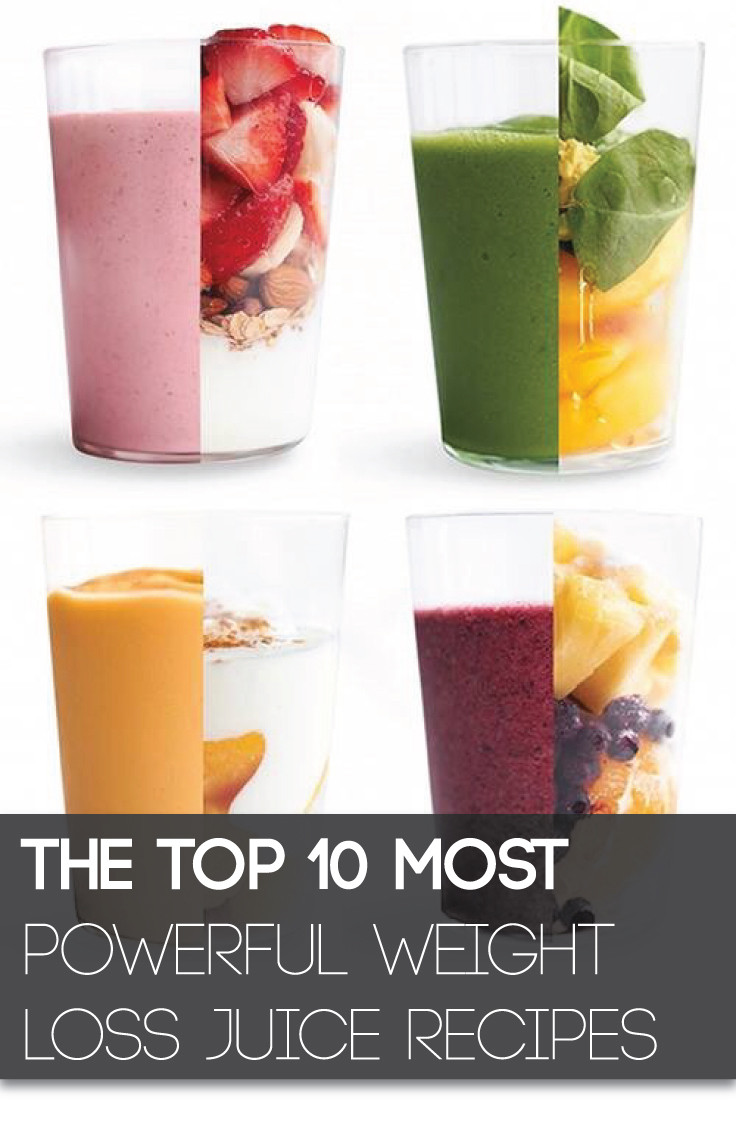 Best Juicer Recipes For Weight Loss
 The Top 10 Most Powerful Weight Loss Juice Recipes