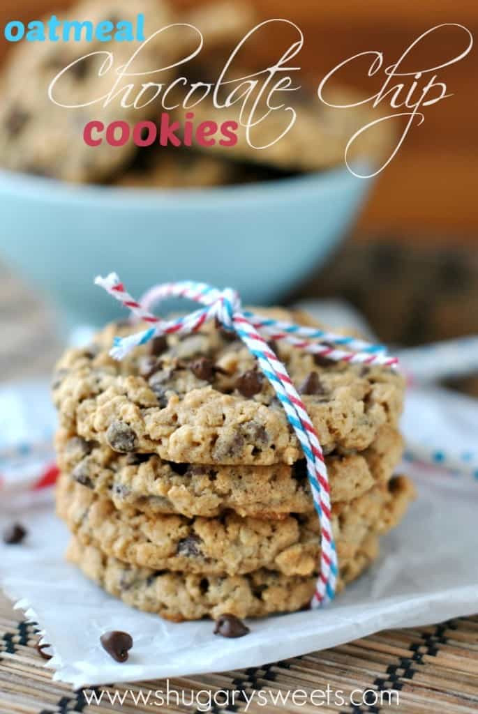 Best Oatmeal Chocolate Chip Cookies
 Oatmeal Chocolate Chip Cookies Shugary Sweets