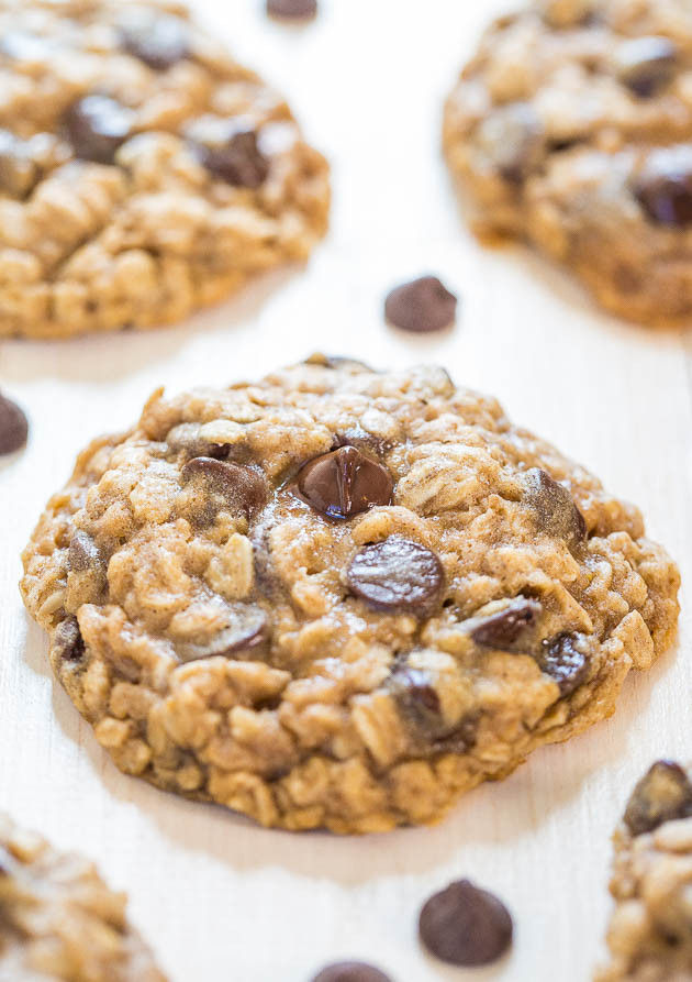 Best Oatmeal Chocolate Chip Cookies
 The Best Oatmeal Chocolate Chip Cookies Averie Cooks
